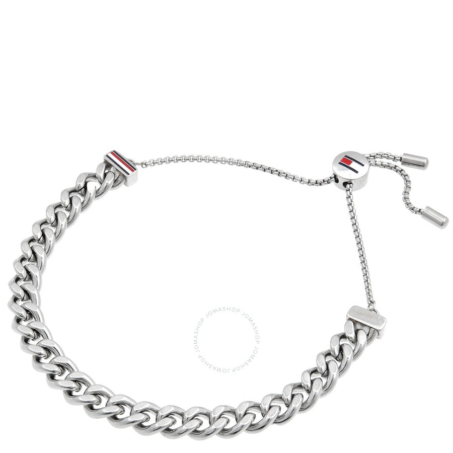 Tommy Hilfiger - Tommy Hilfiger Ionic Plated Thin Stainless Steel Bracelet - 2