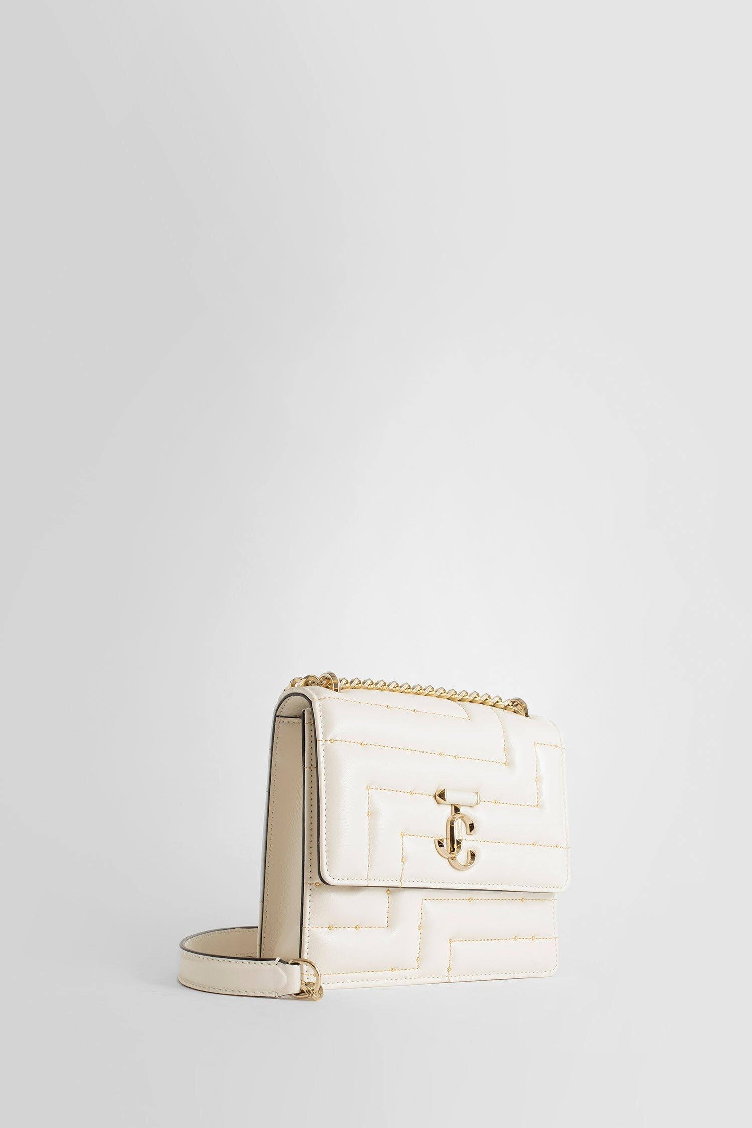 JIMMY CHOO WOMAN WHITE SHOULDER BAGS - 2