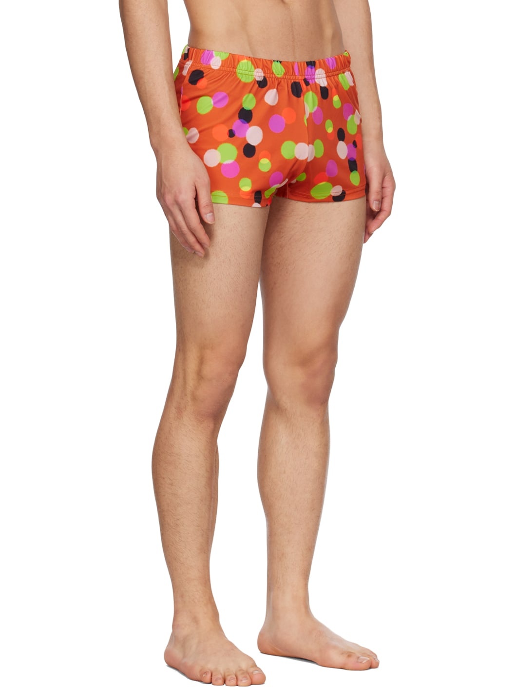 Orange Le Raphia 'Le Short De Bain' Swim Shorts - 2