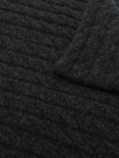 Totême cable-knit cashmere scarf outlook