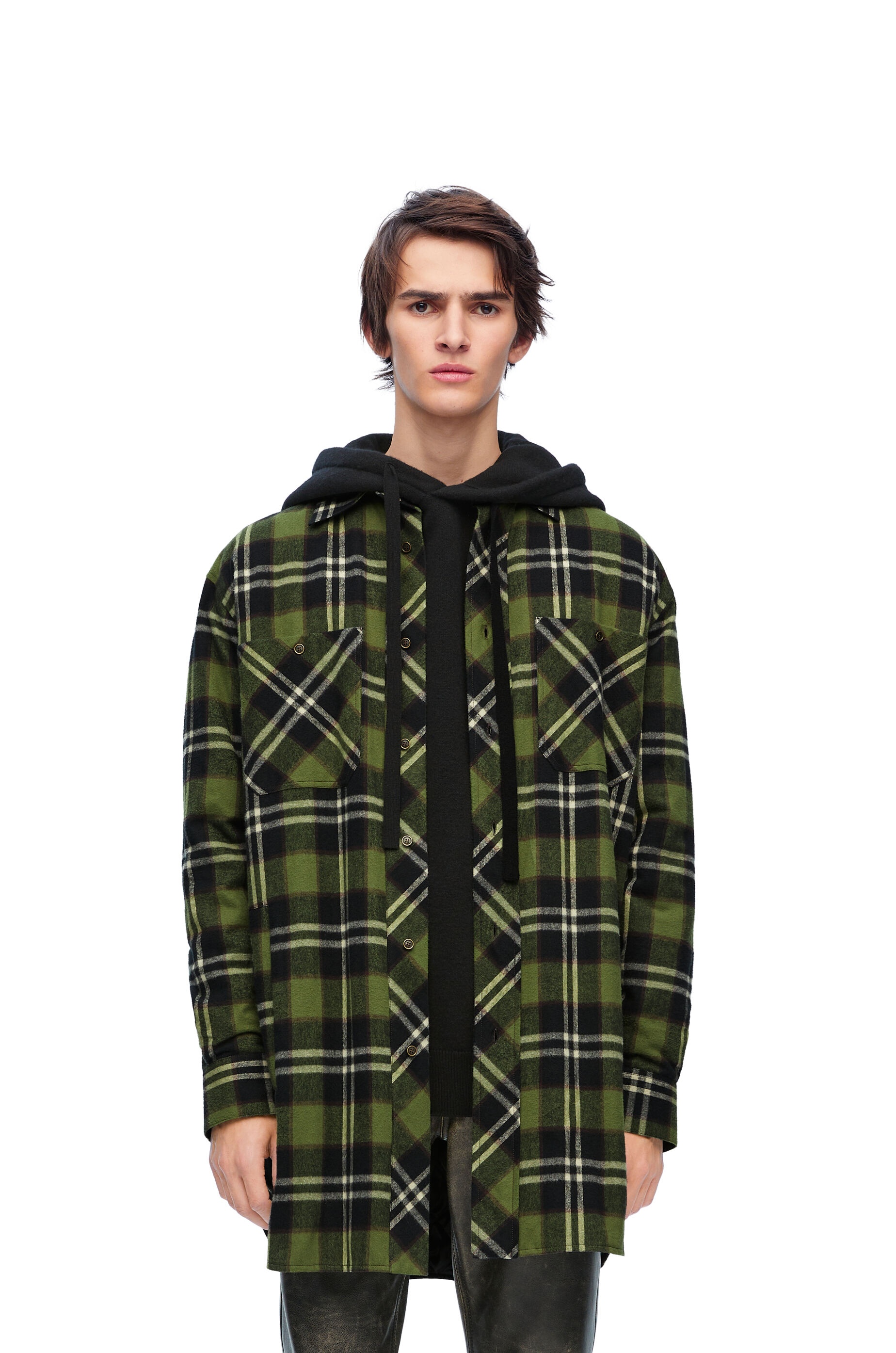 Padded overshirt in cotton - 3