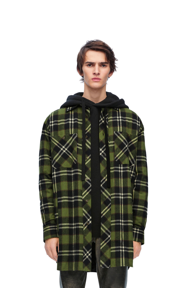 Padded overshirt in cotton 3