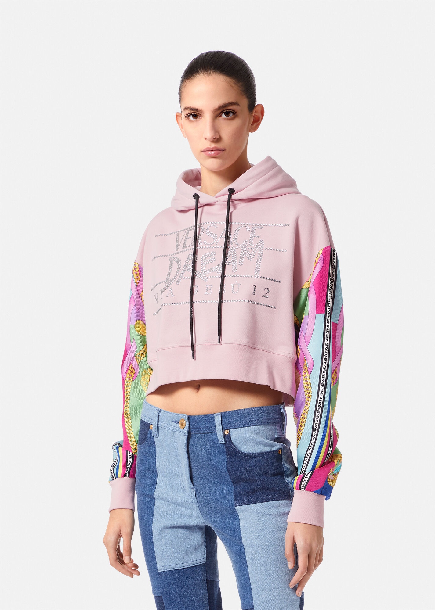 Dream Logo I Ventagli Cropped Hoodie - 3