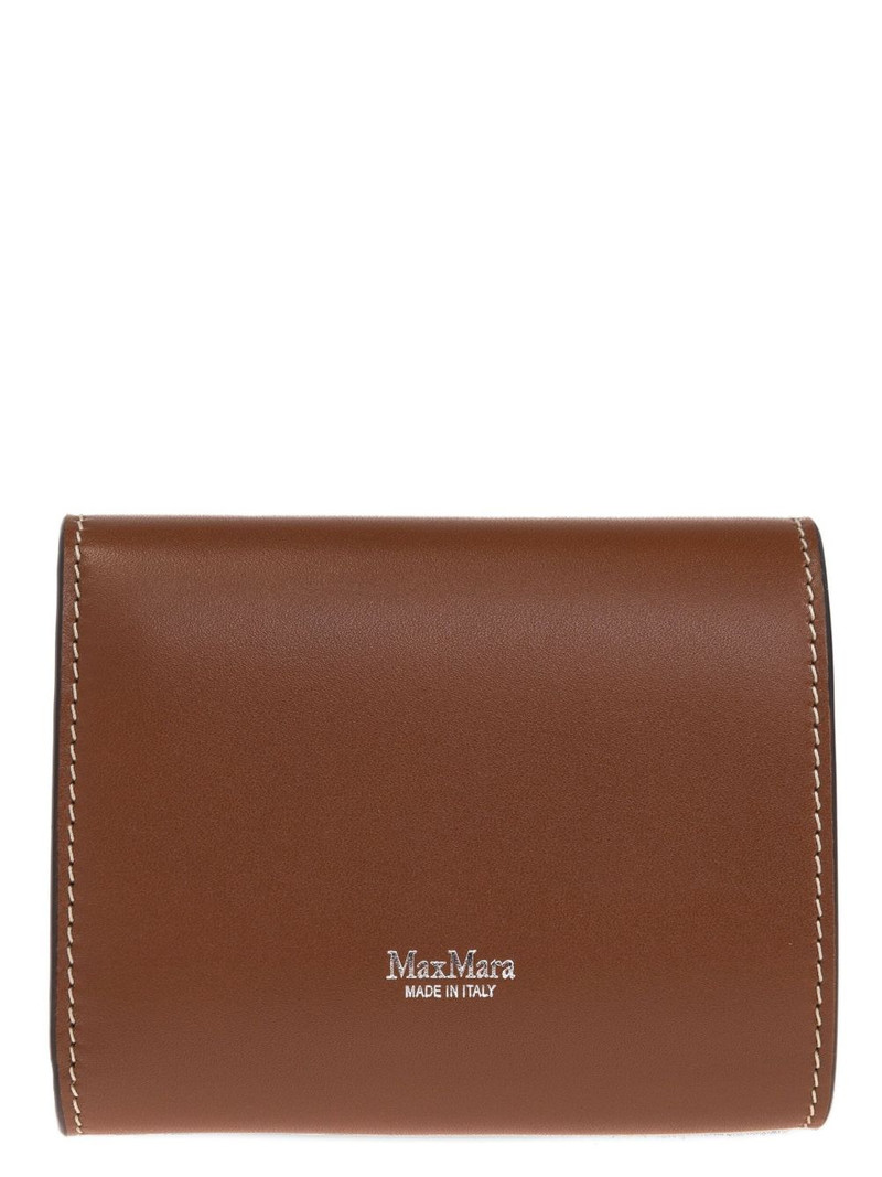 Max Mara leather compact wallet outlook