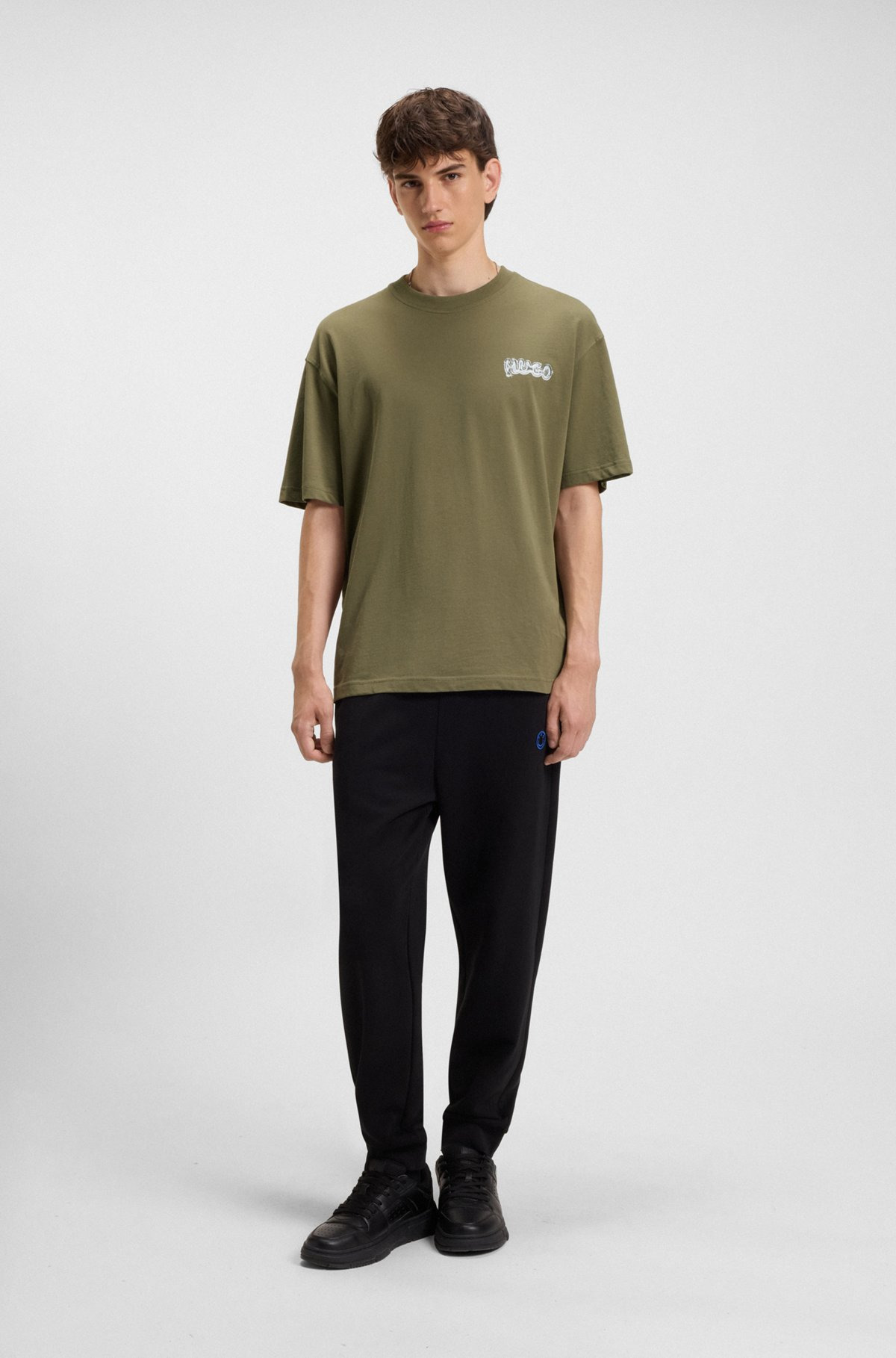 ALL-GENDER COTTON-JERSEY T-SHIRT WITH LOGO PRINTS - 4