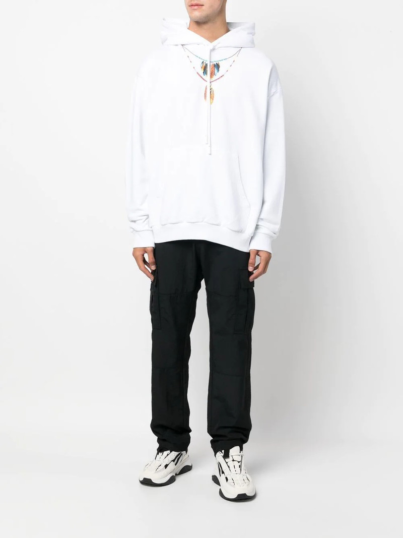 Marcelo Burlon County Of Milan logo-embroidered cargo trousers outlook