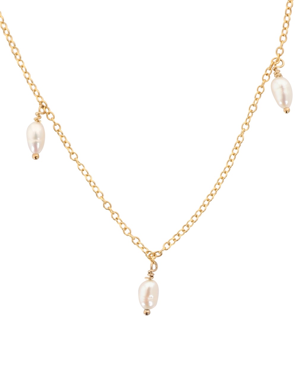 PEARL DROPS NECKLACE - 3