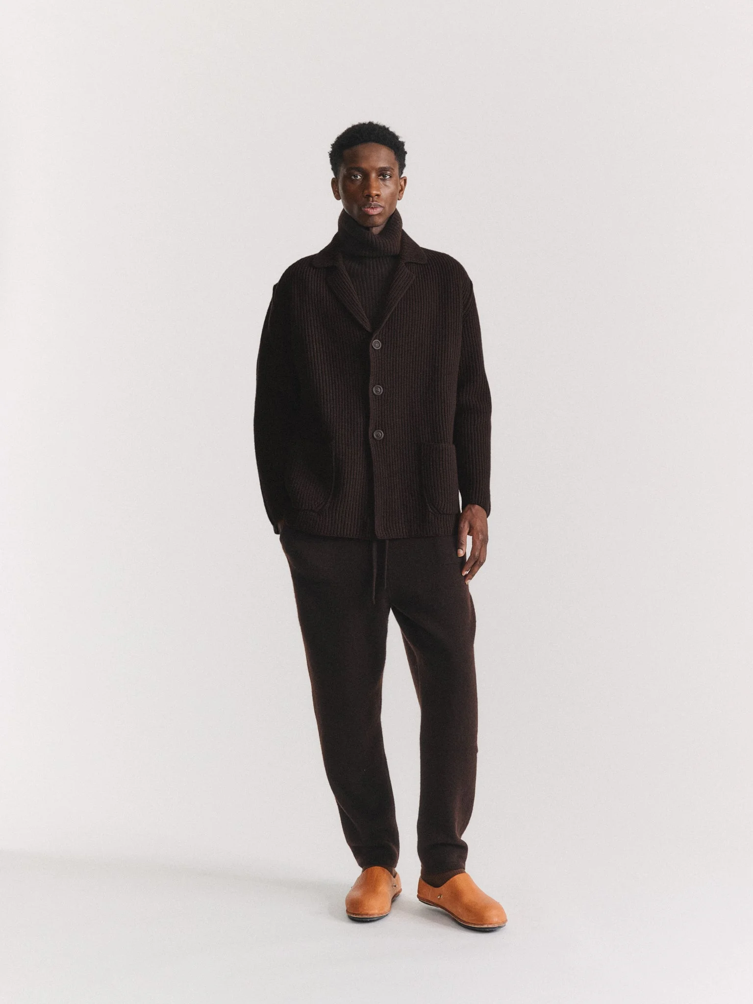 PANNO JACKET - WOOLY - EBONY - 1