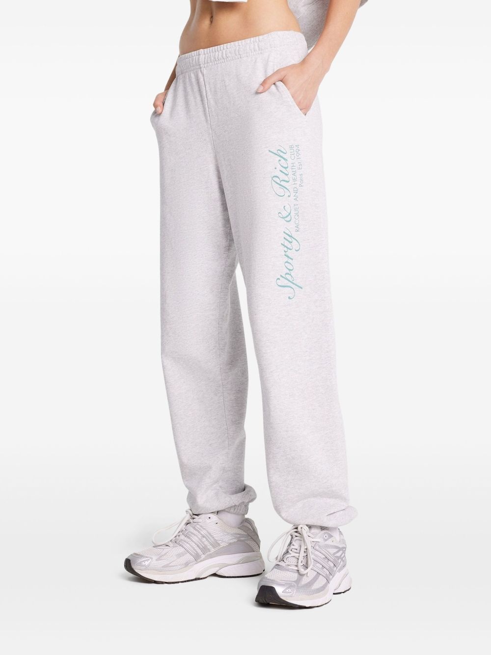 logo-print track pants - 3