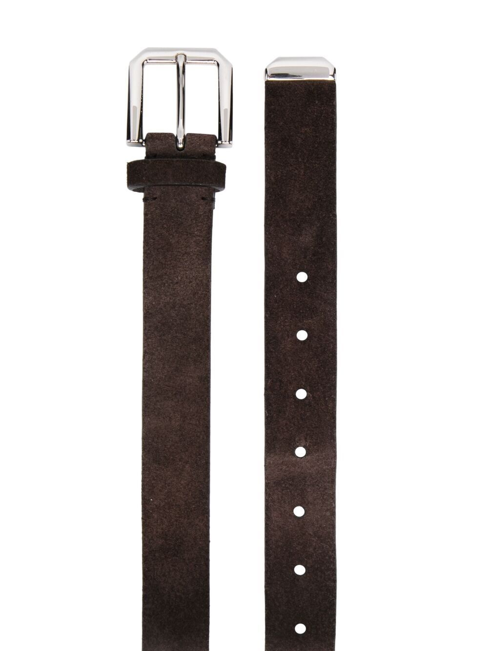 buckle-fastened leather belt - 2