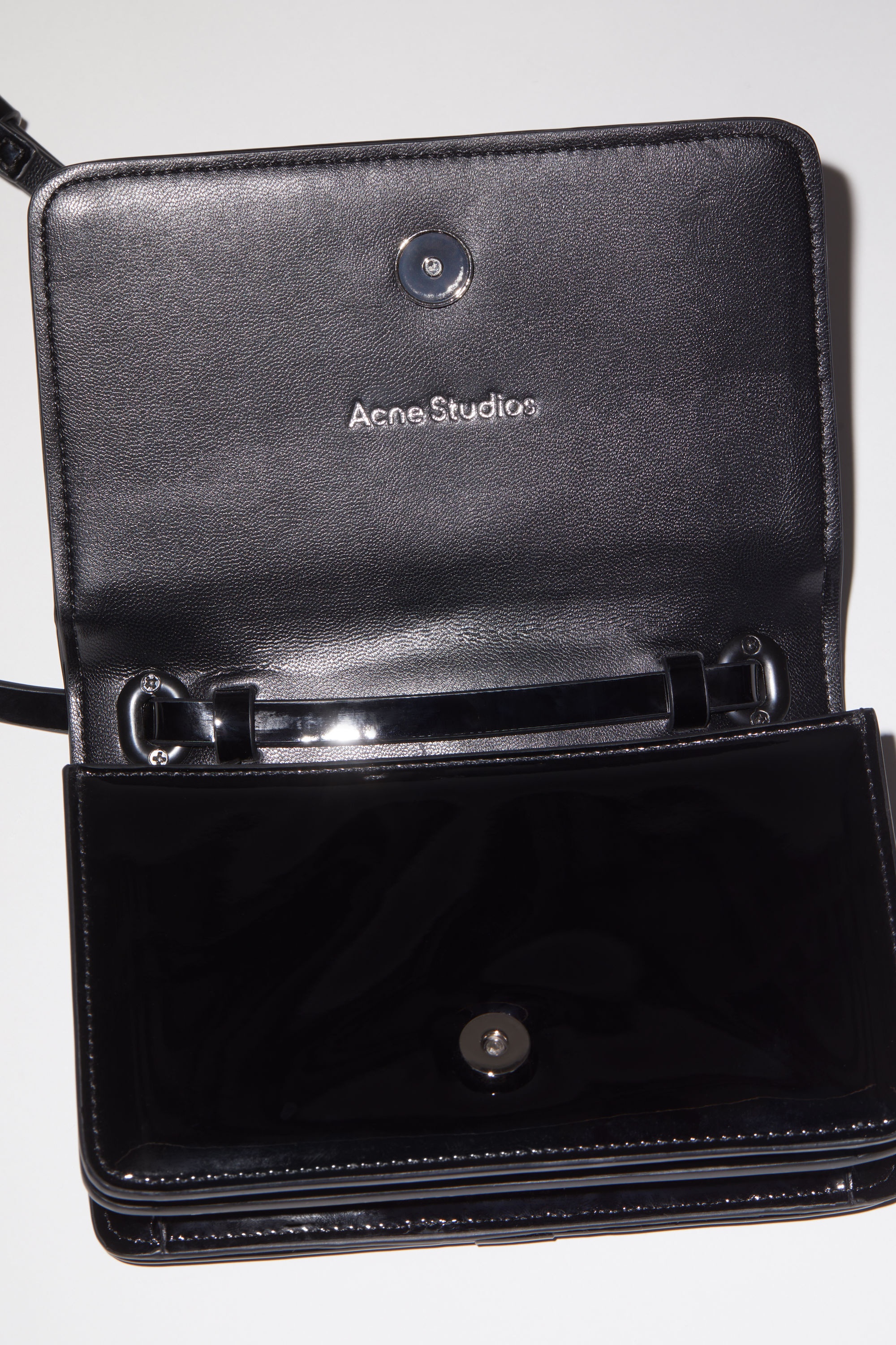 Mini crossbody Face bag - Black - 6