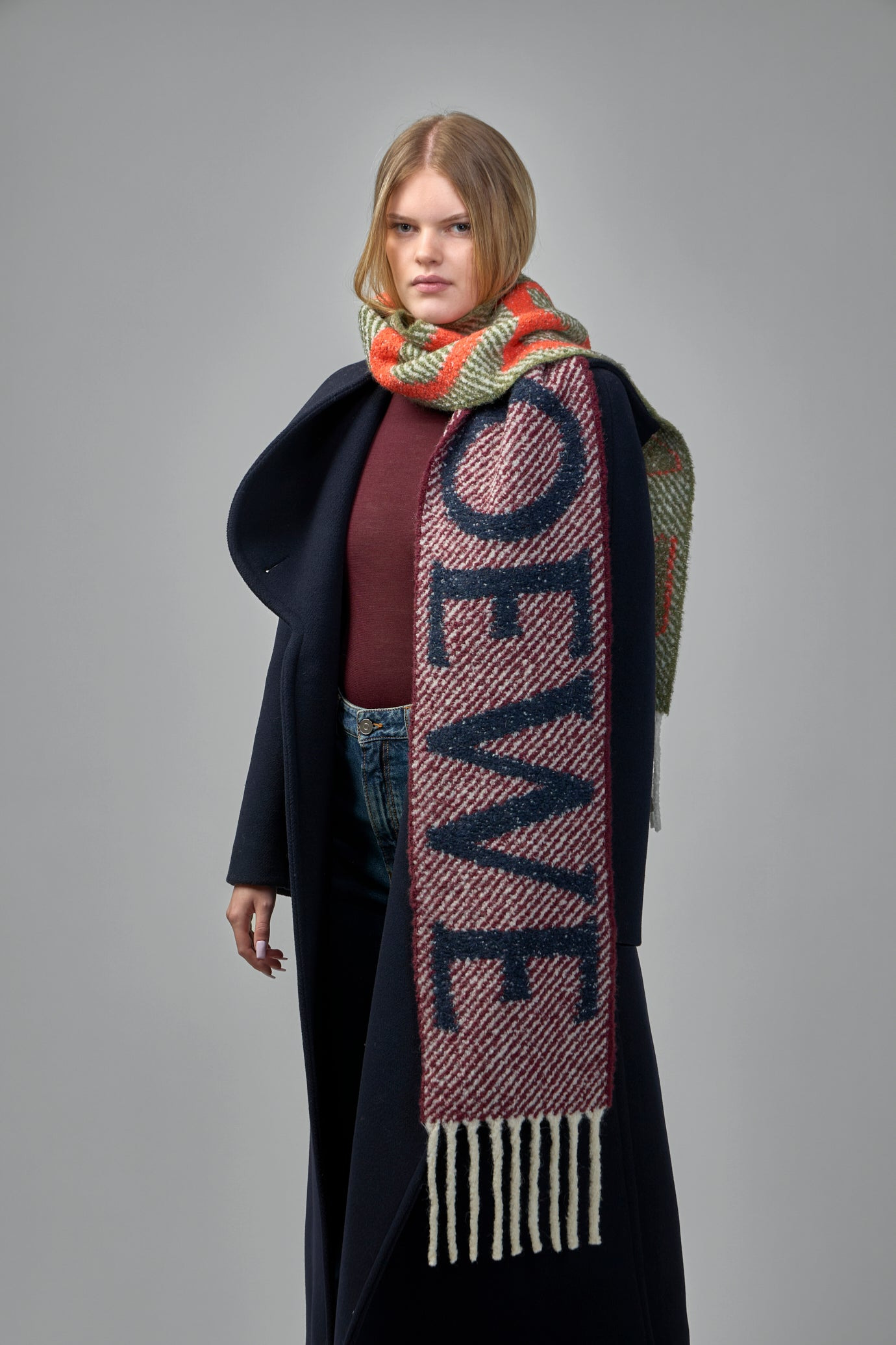 Scarf in Wool and Cashmere - 2