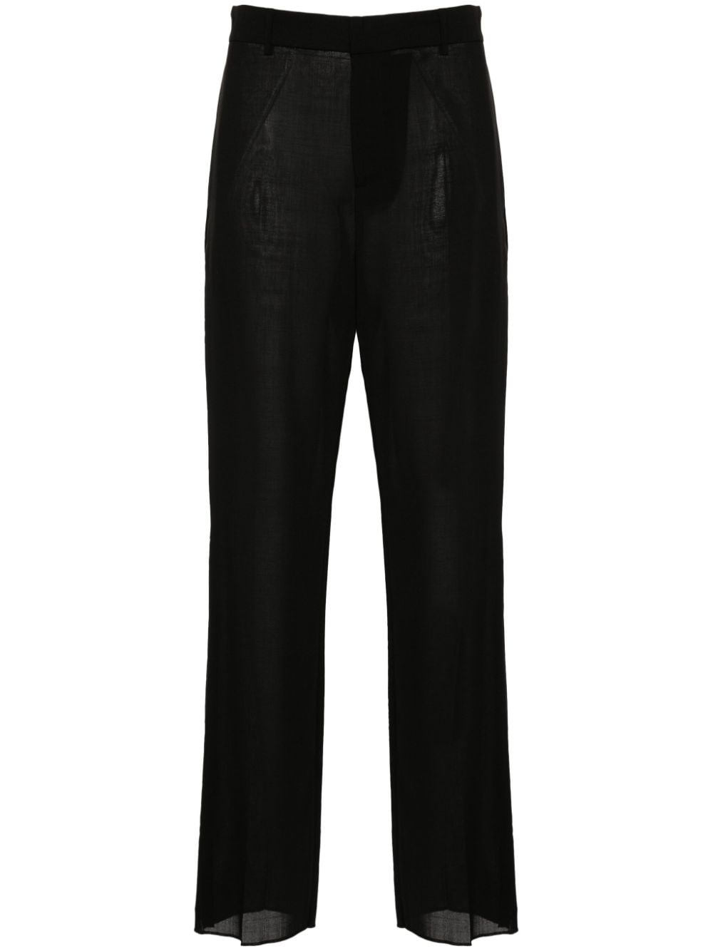 virgin wool trousers - 1