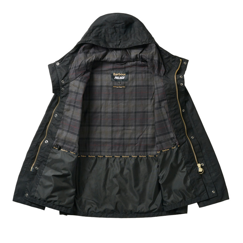 PALACE PALACE BARBOUR FIELD CASUAL JACKET BLACK outlook