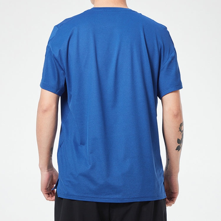 Nike Casual Loose Running Sports Round Neck Short Sleeve Blue CZ1182-492 - 5