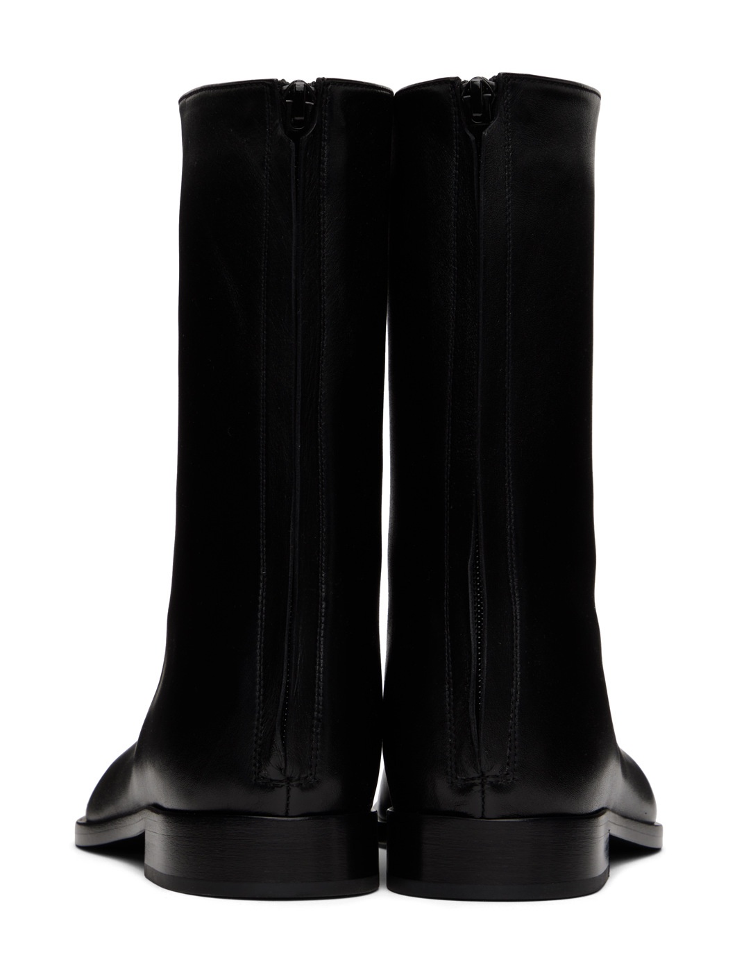 Black Cushion Lux Boots - 2