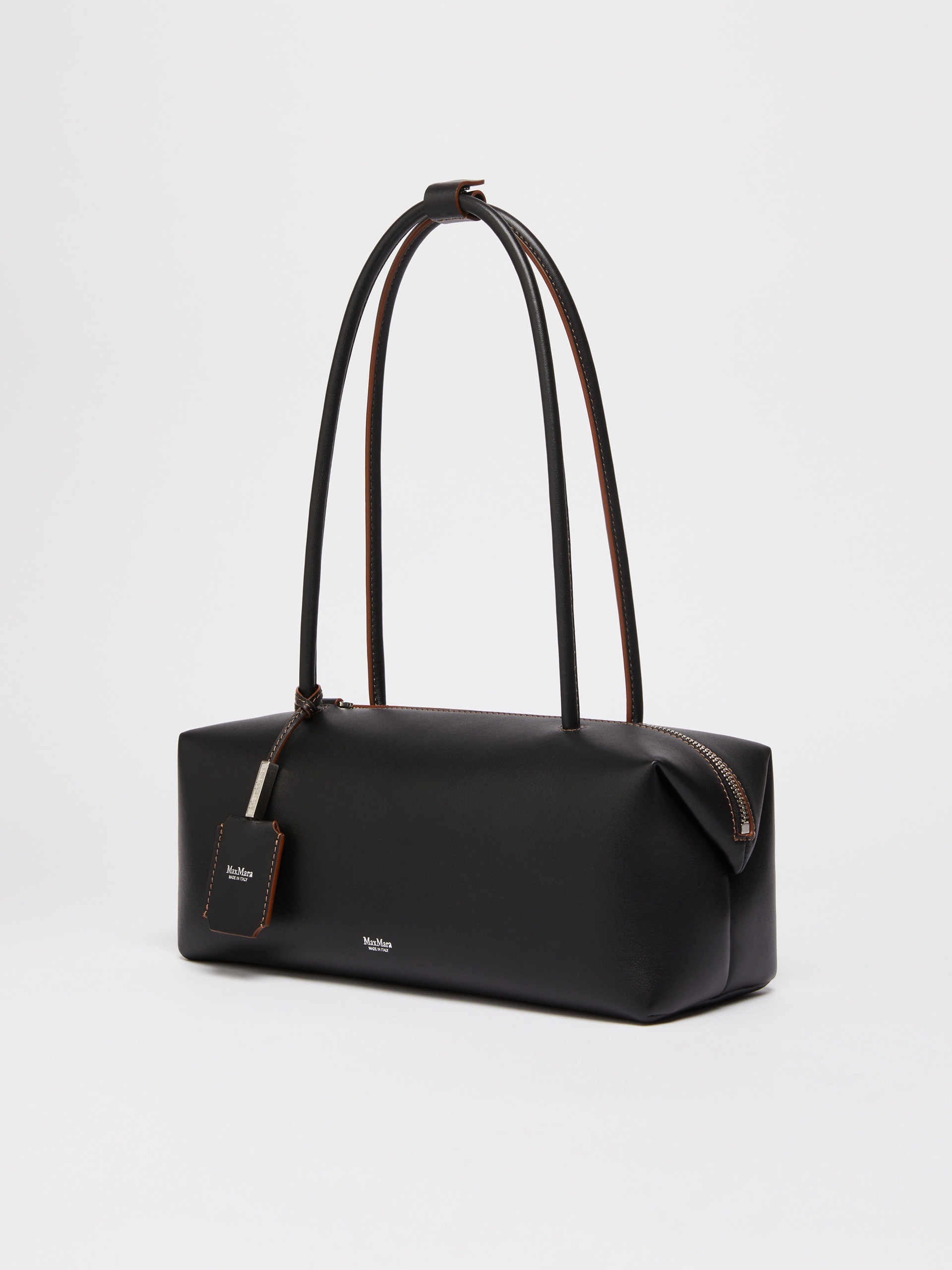 HOLDALLSTRING Natural leather bowler bag - 2