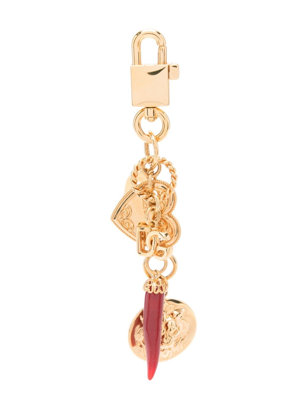 logo-pendant keyring - 1