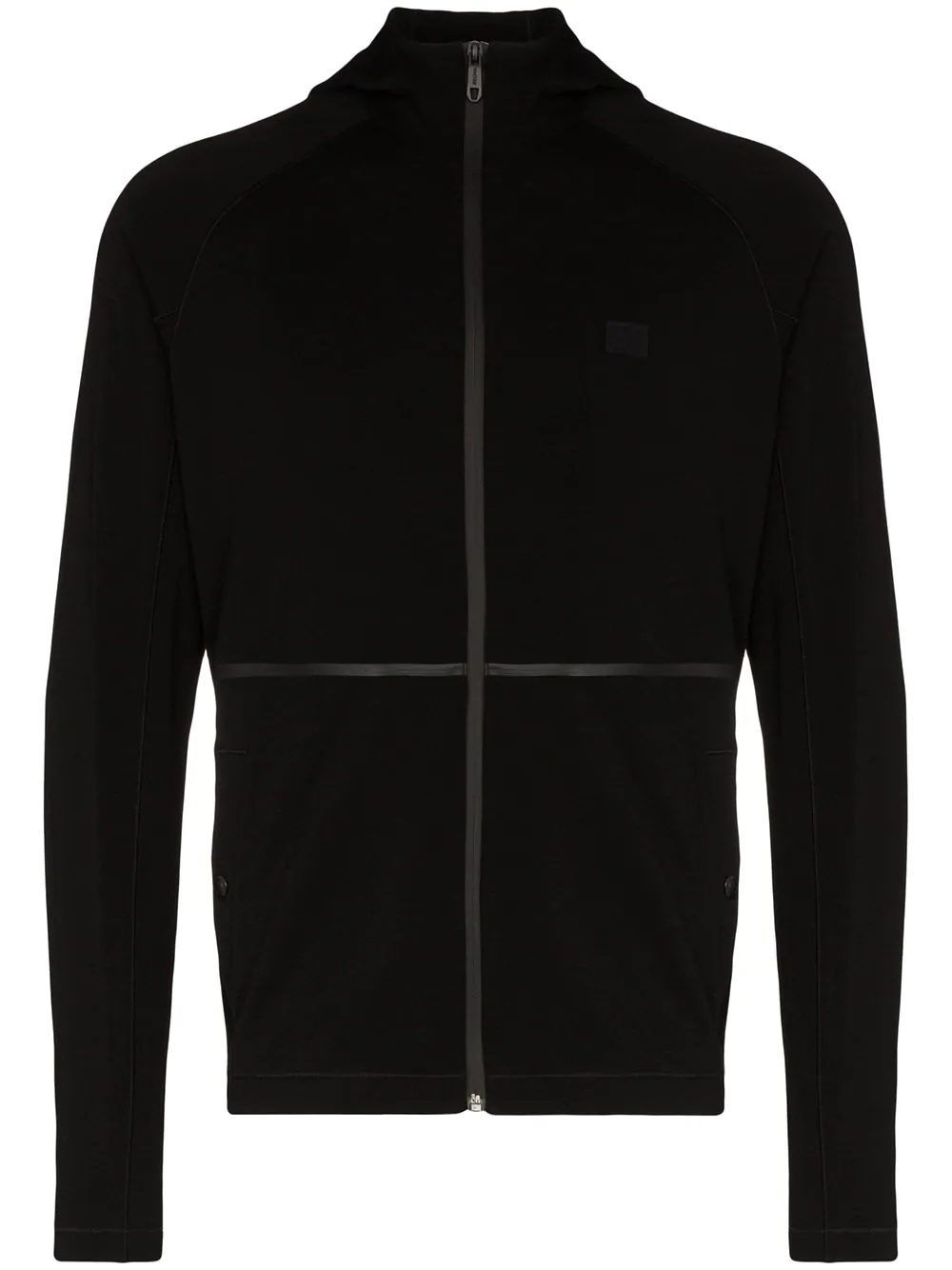 Technical taped seam hooded sweater - 1