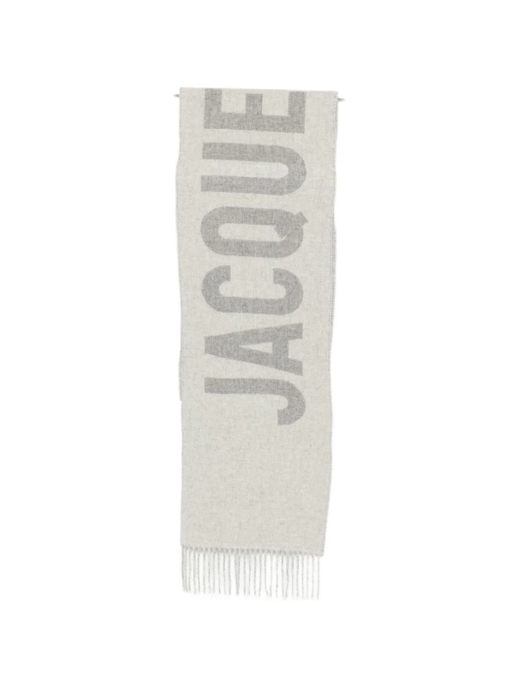 Logo wool scarf - 1