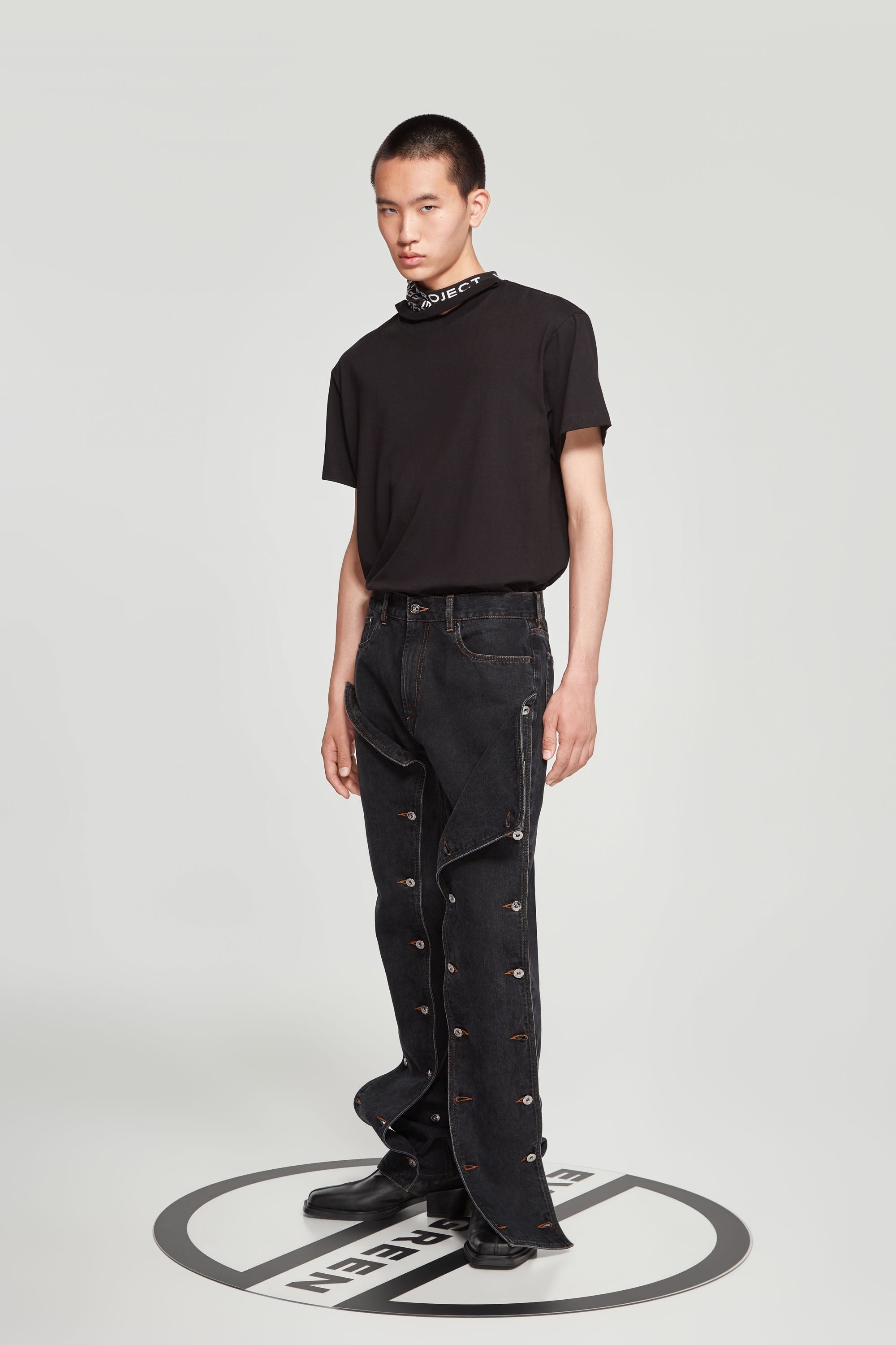 Y/Project Classic Button Panel Jeans | yproject | REVERSIBLE Y/Project Classic Button Panel Jeans | yproject | REVERSIBLE