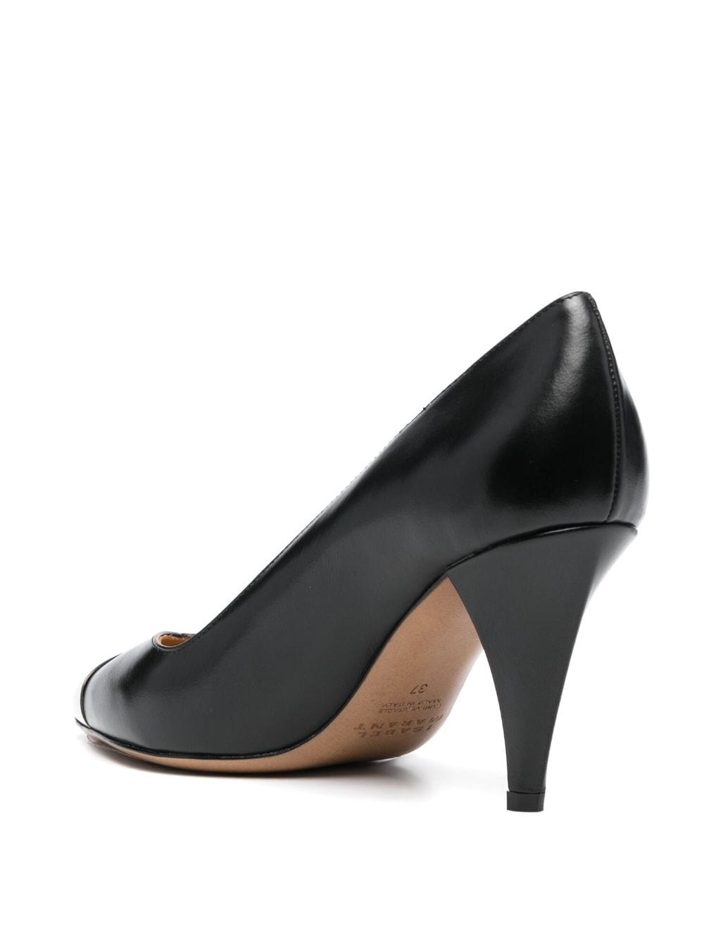 Palda 85mm metal-toecap leather pumps - 3