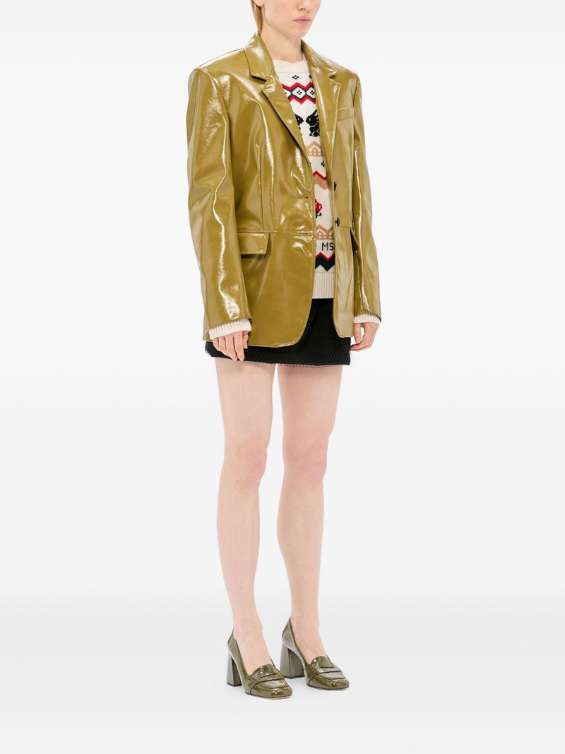 MSGM wool blend sweatshirt outlook