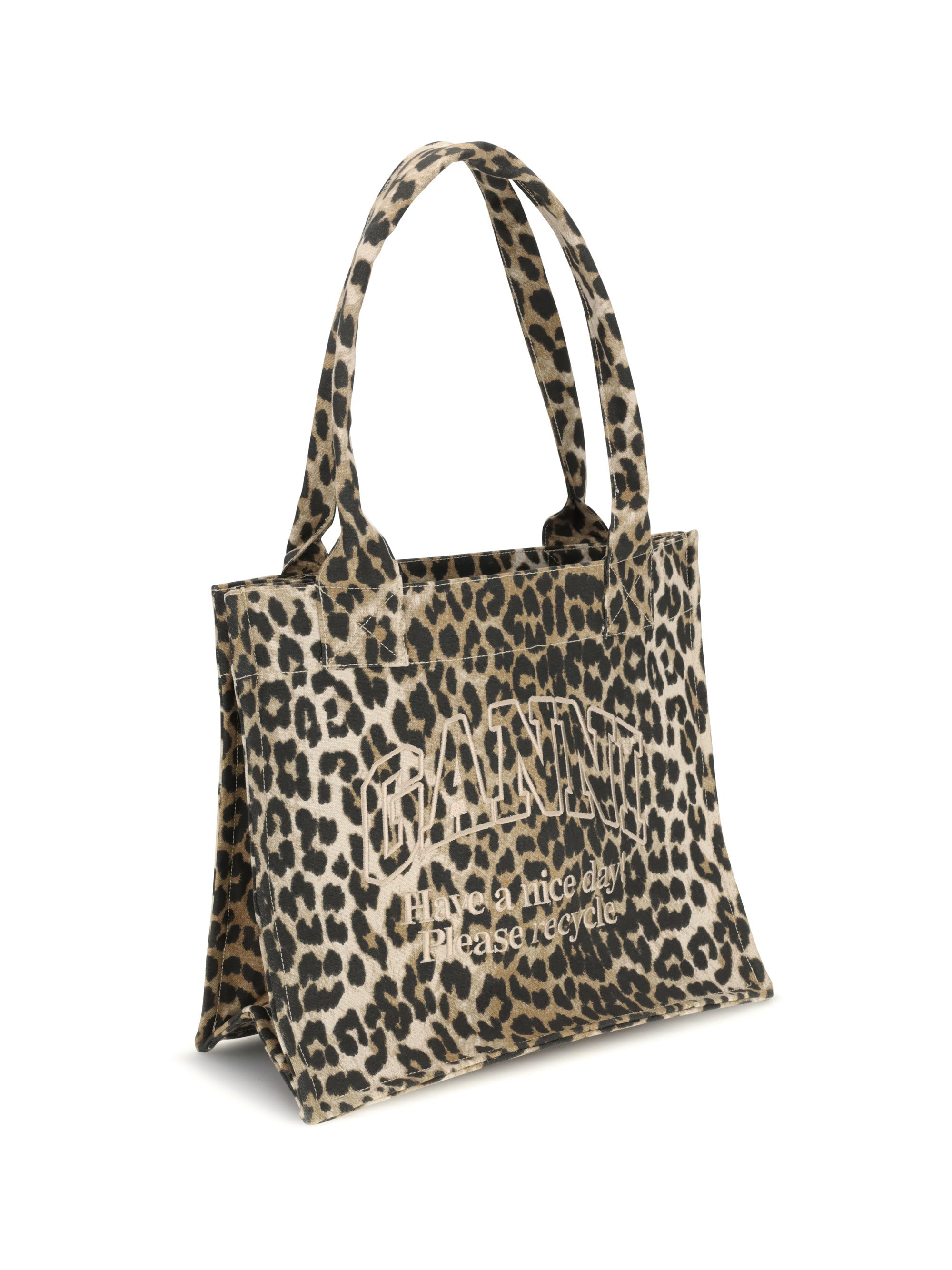 Ganni Women Large Easy Shopper Pocket Print - 2