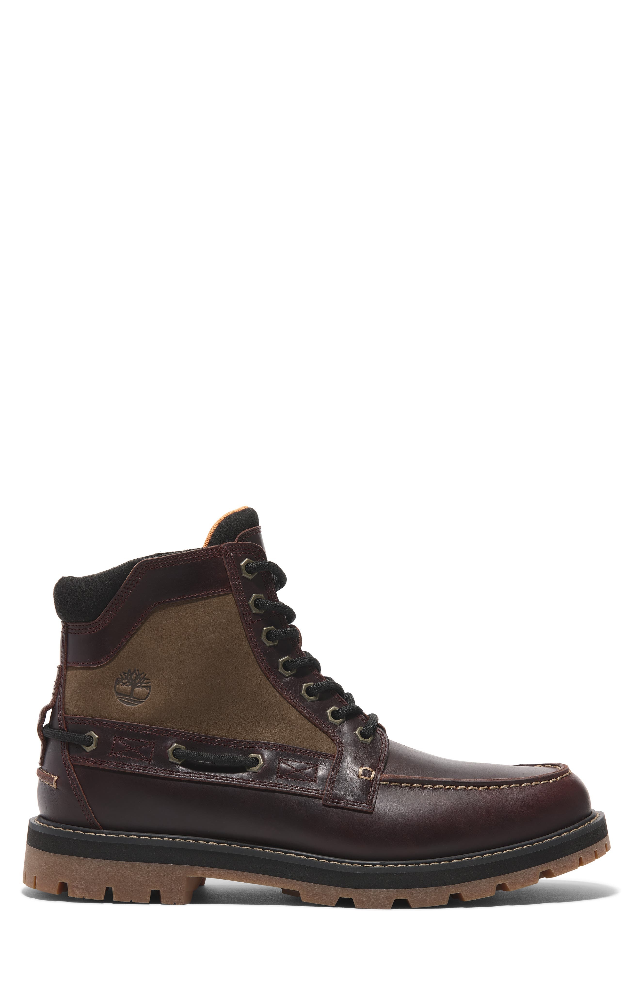 Timberland Britton Road Mid Waterproof Boot in Burgundy Full Grain at Nordstrom - 4