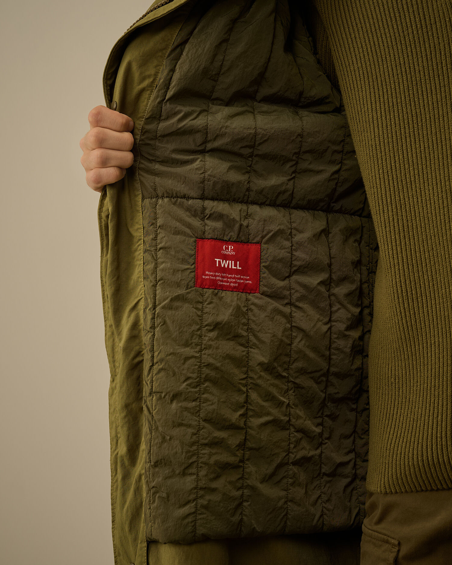 Twill Hooded Padded Parka - 7