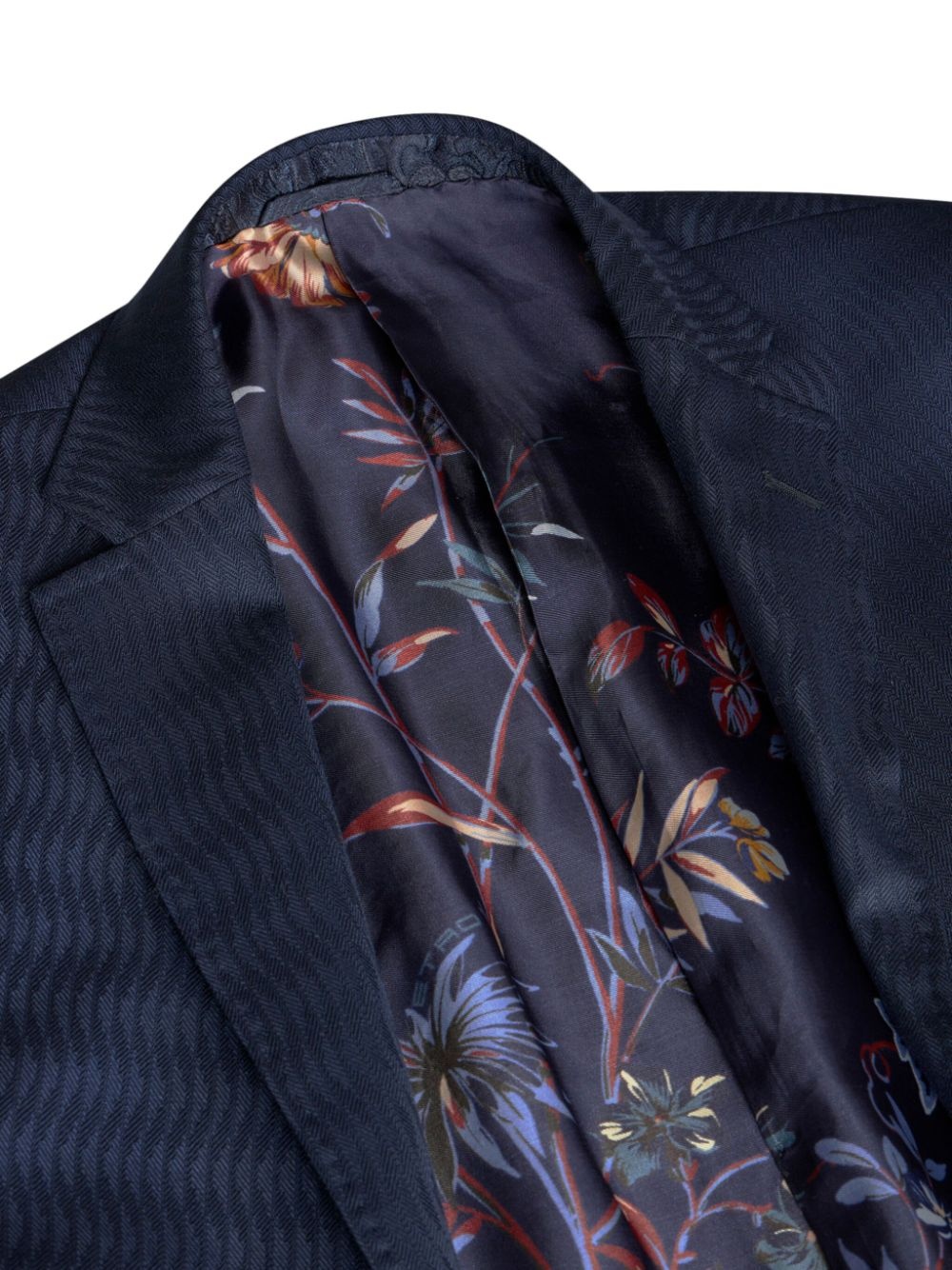 jacquard wool blazer - 6