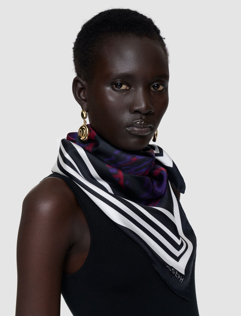 JOSEPH Layla Large Silk Scarf outlook