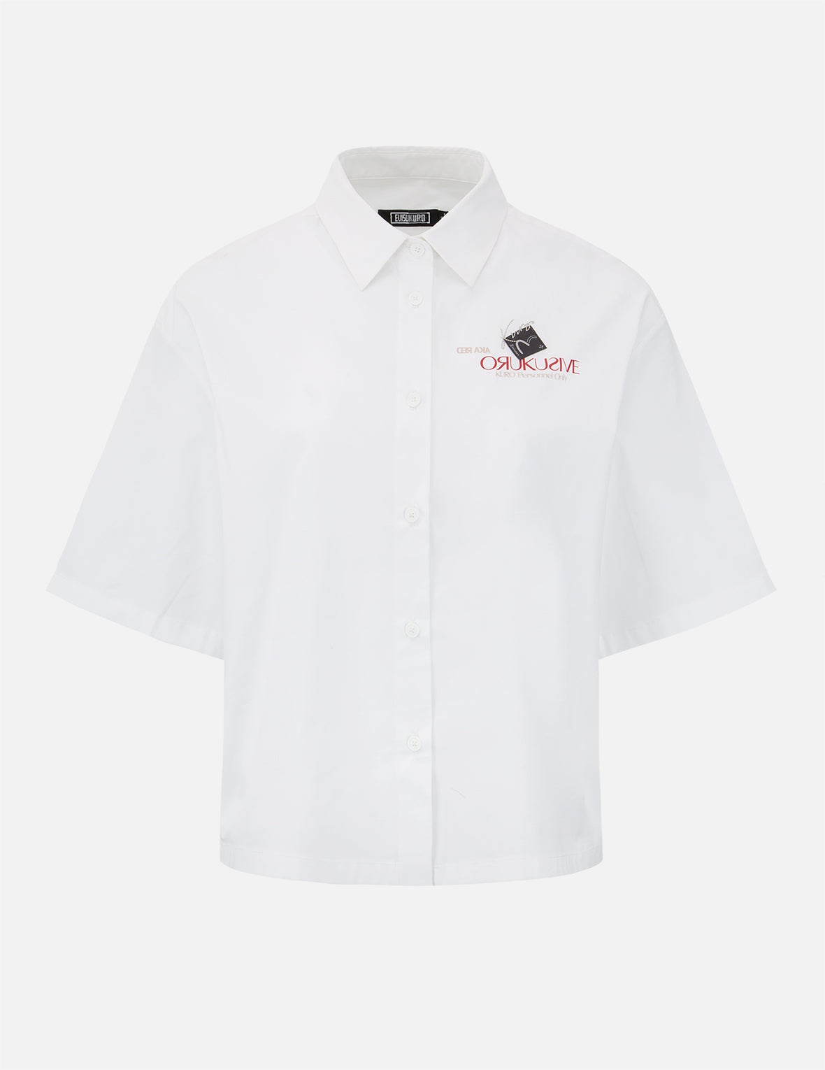 Seagull Tag Cropped Shirt - 1