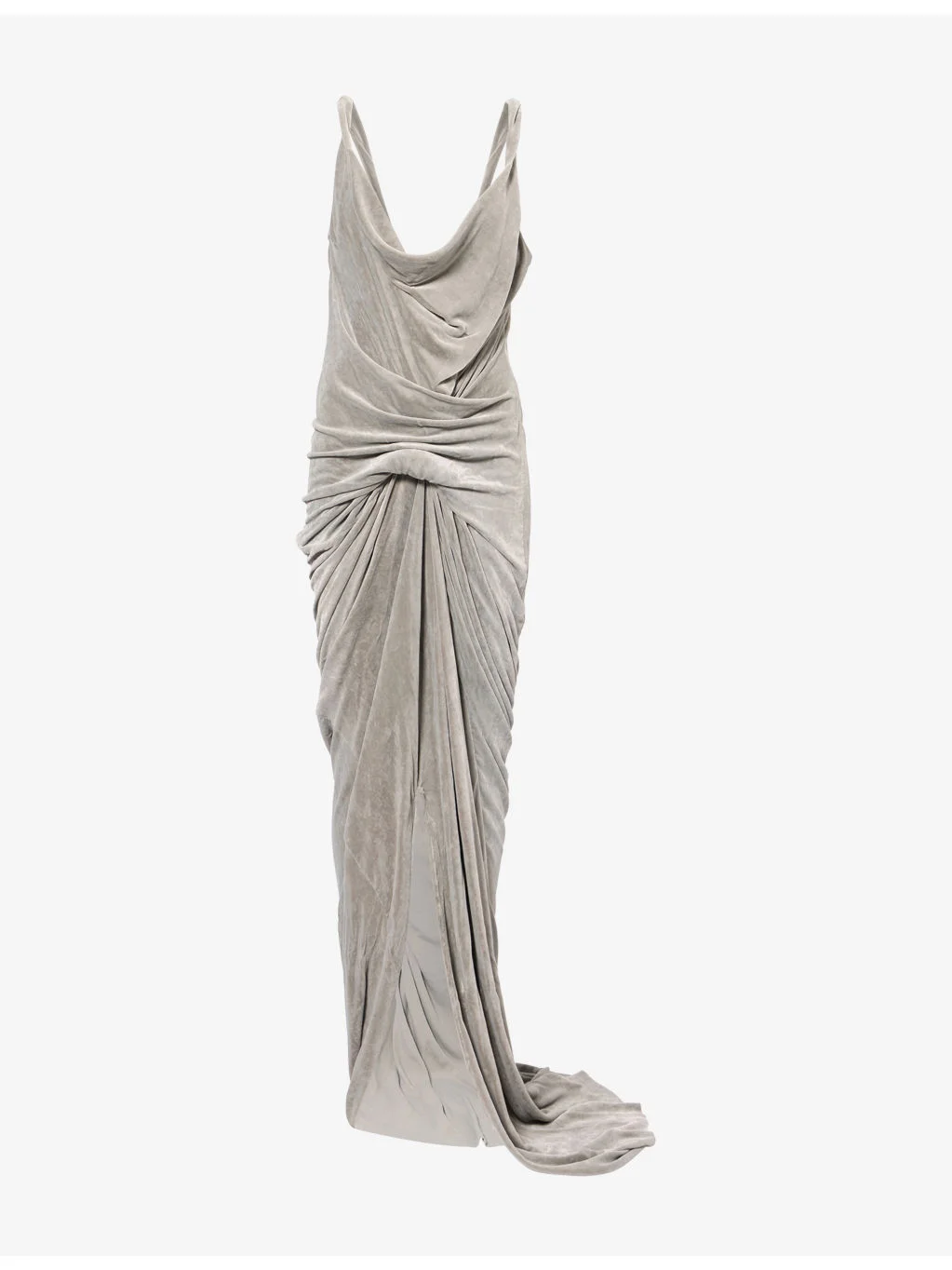 Strutter Draped Velvet Maxi Dress - 1