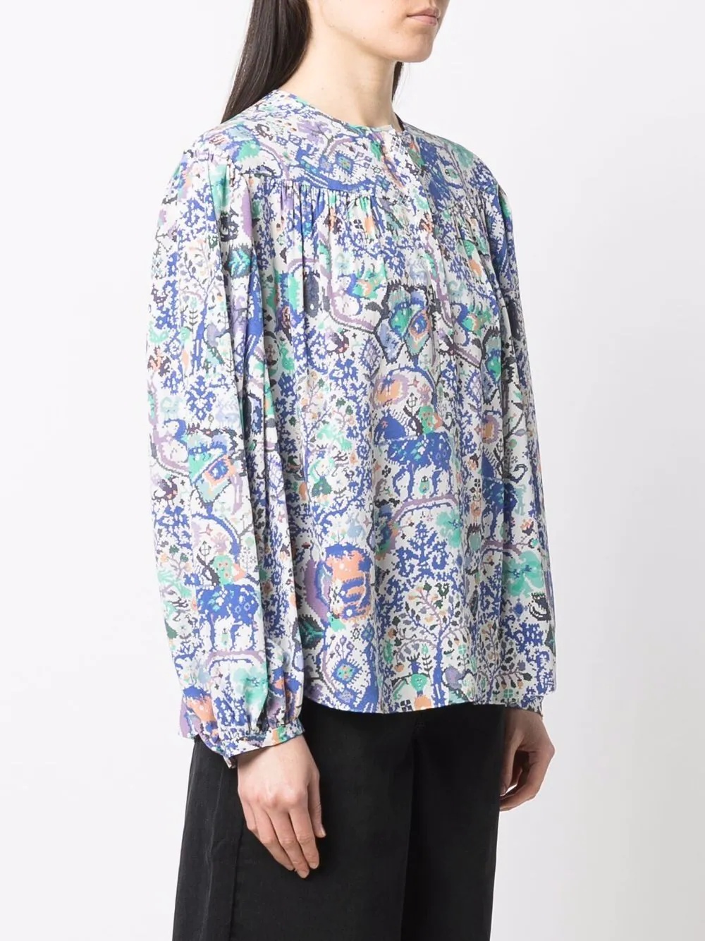 Brunille abstract-print blouse - 3