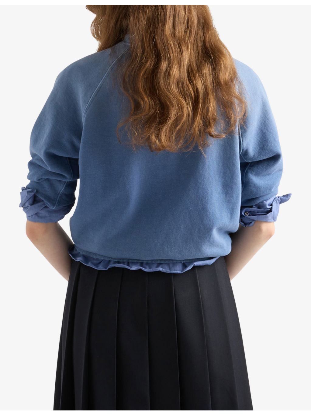 Brand-Print Round-Neck Cotton-Jersey Sweatshirt - 4