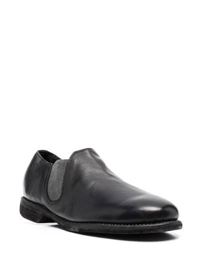 Guidi slip-on round-toe loafers outlook