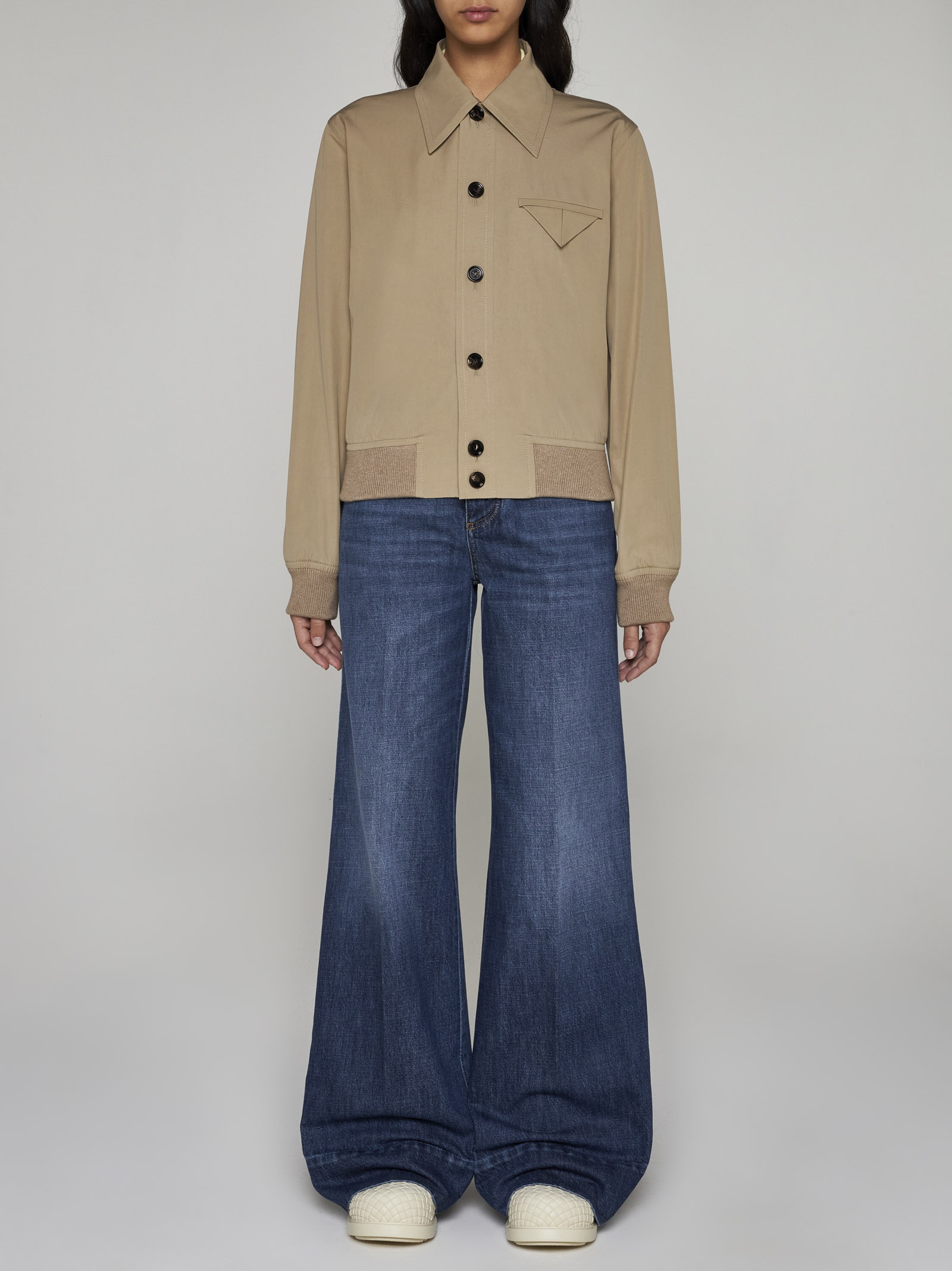 Bottega Veneta Cotton and viscose-blend jacket