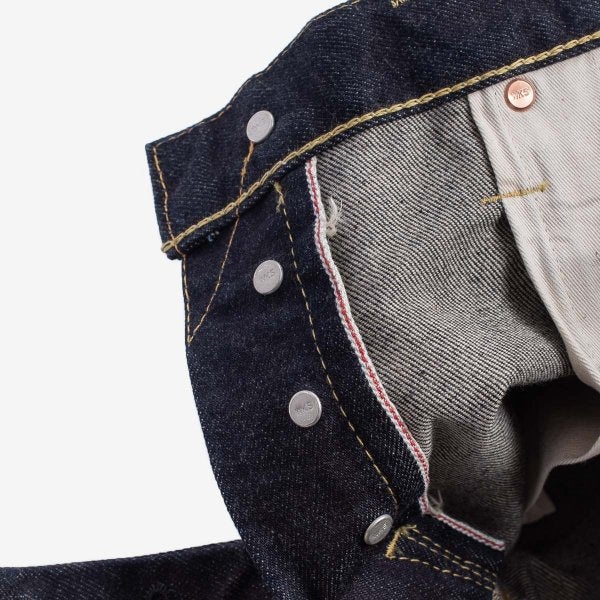 IH-777S-142 14oz Selvedge Denim Slim Taper Indigo - 12