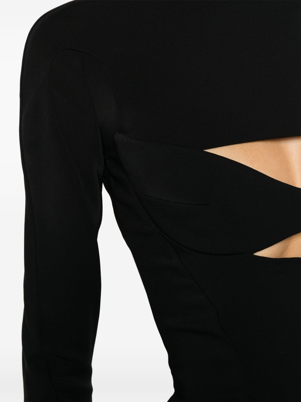 cut-out panelled minidress - 5