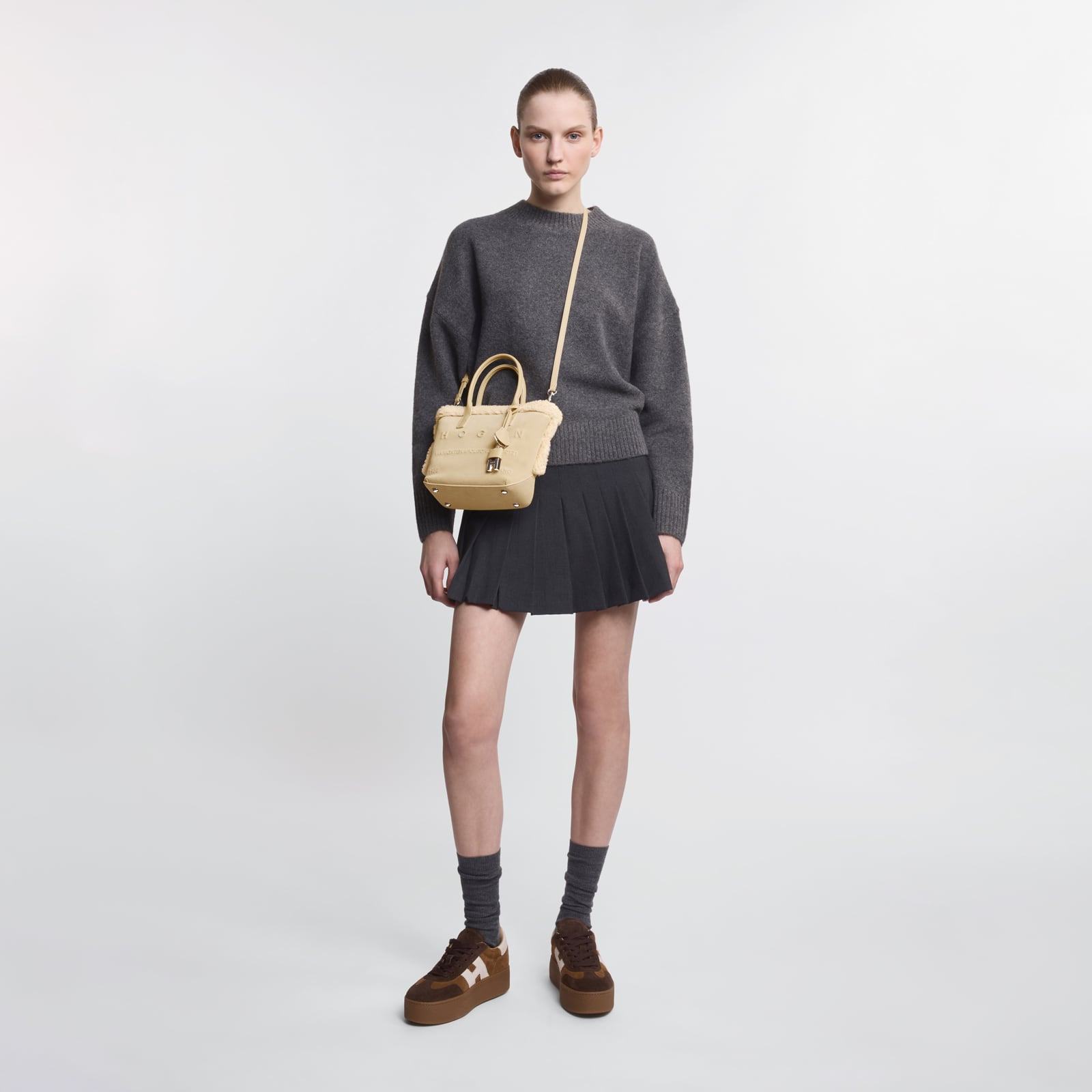 Hogan Script Shopping Bag Mini - 7