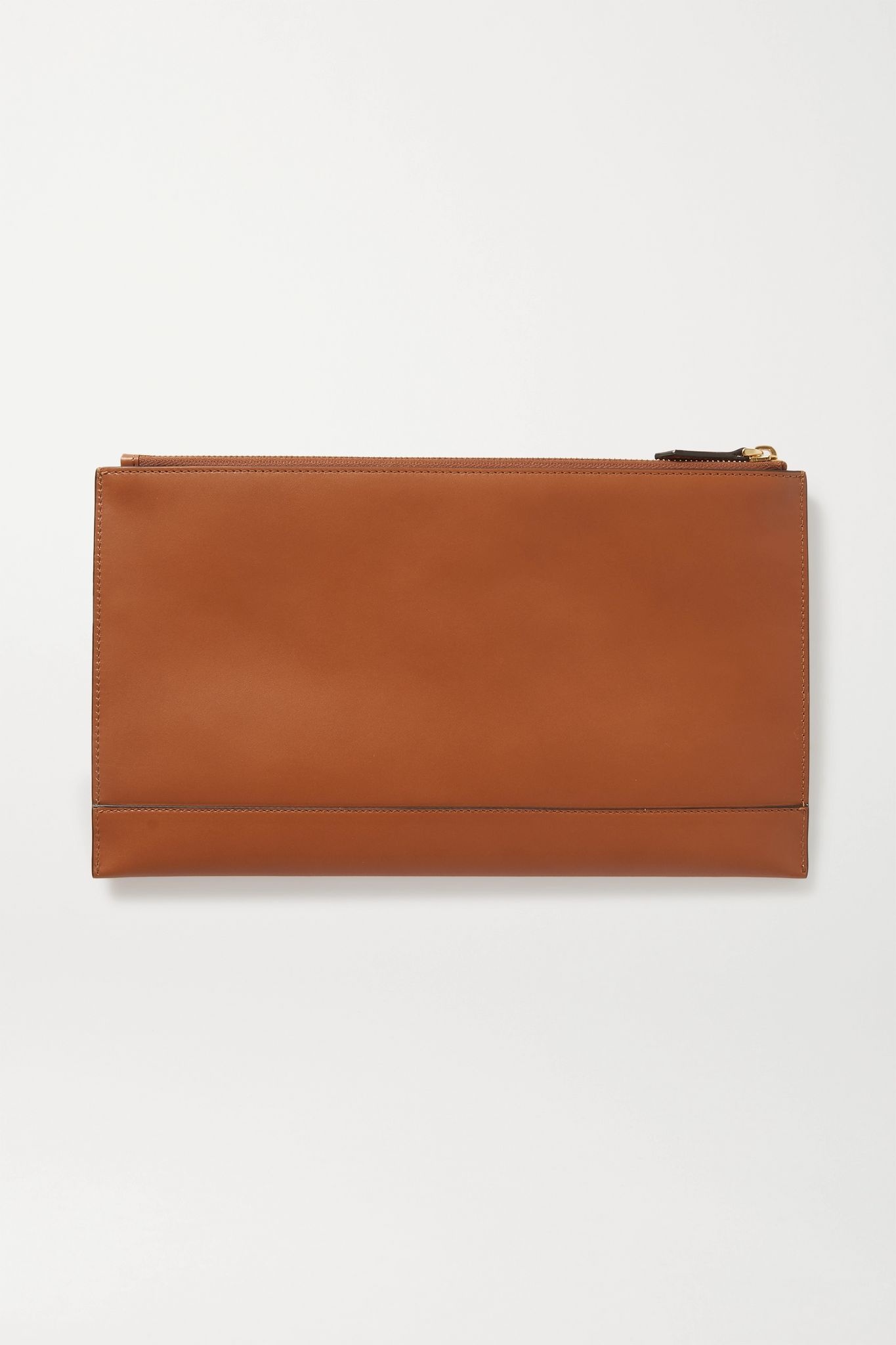 Debossed leather pouch - 3