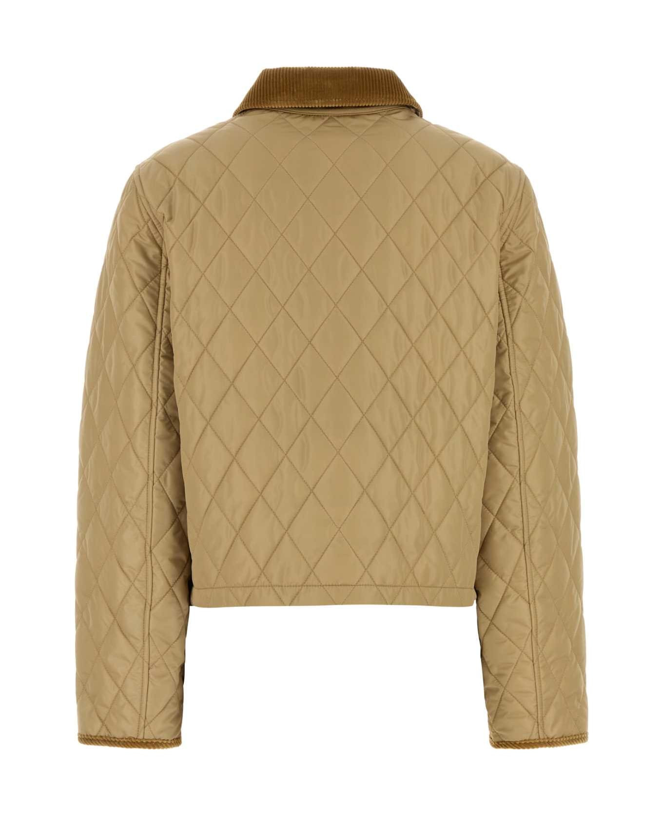 Beige Nylon Jacket - 2
