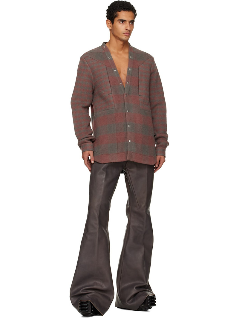 Rick Owens Pink Concordians Larry Fogpocket Overshirt outlook