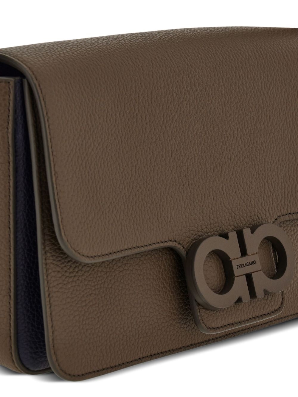 Gancini-buckle shoulder bag - 5
