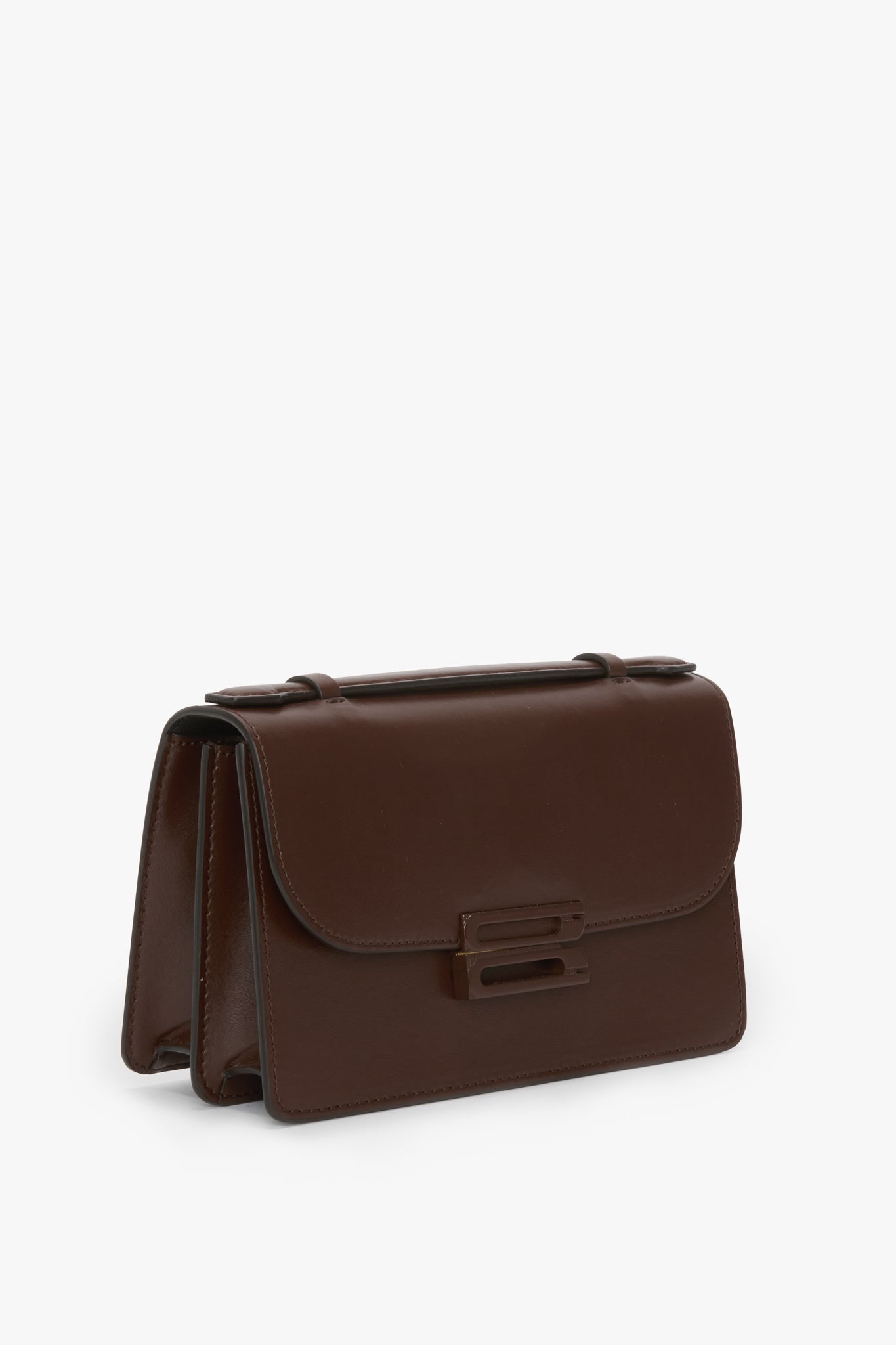 Tonal Mini Dorian Bag In Dark Brown Smooth Leather - 3