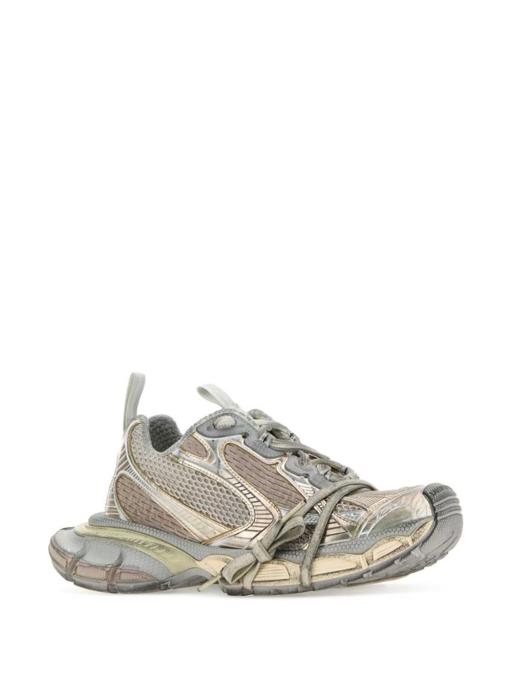 3XL mesh-panel sneakers - 2
