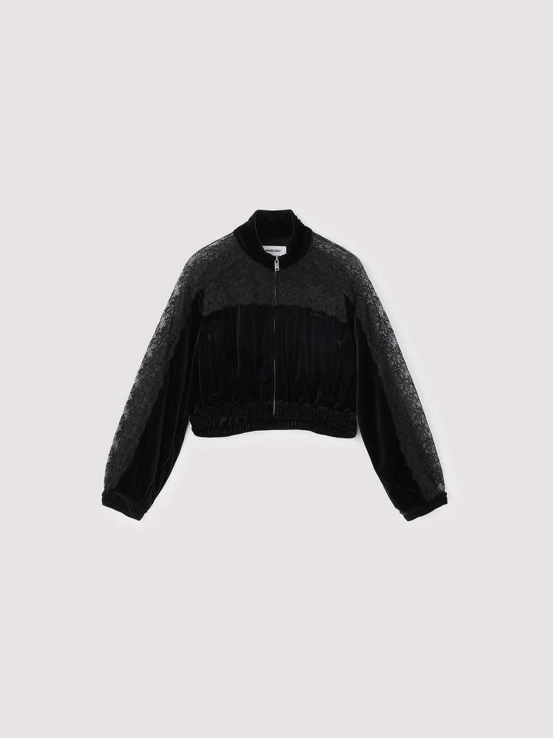 VELOUR TRACK JACKET 1