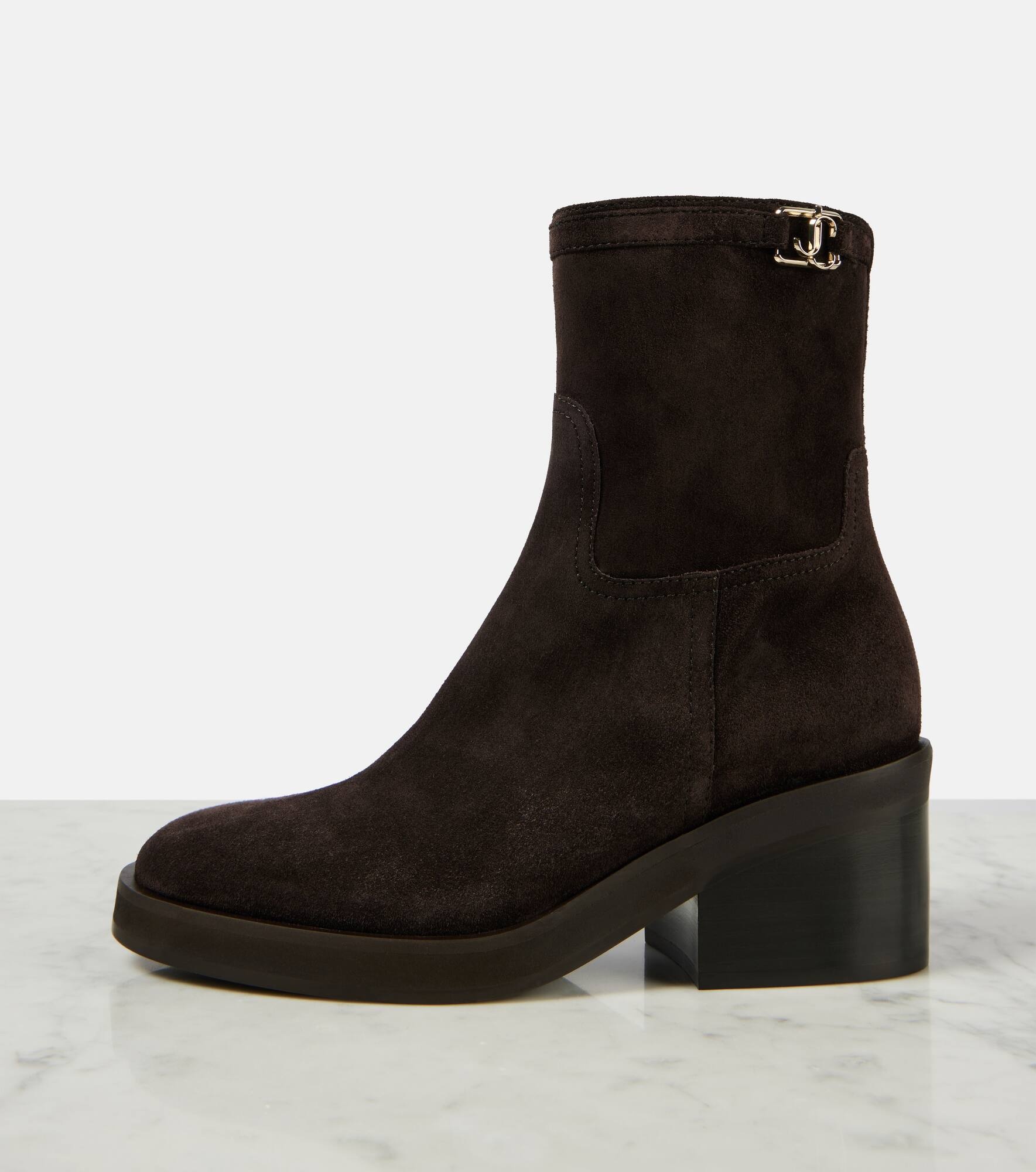 Yasmin 70 suede ankle boots - 5