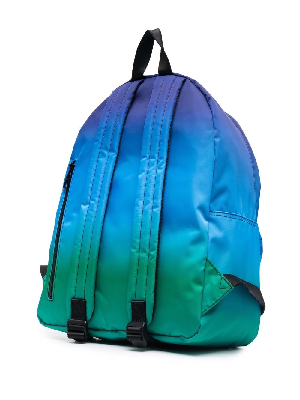 gradient-effect embroidered backpack - 3